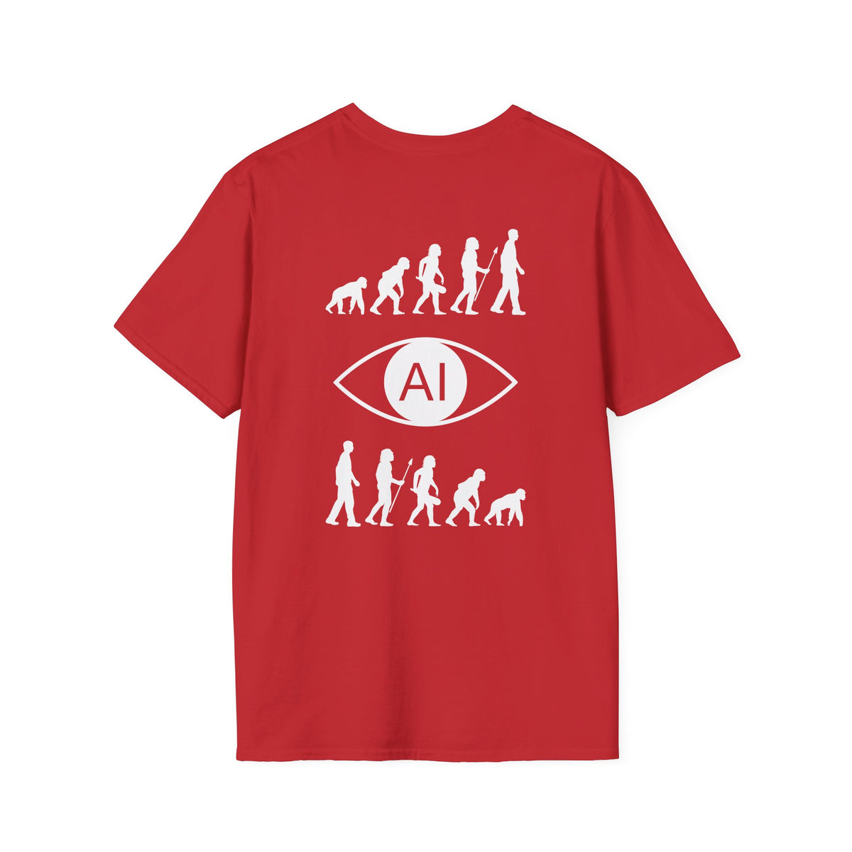 Evolution Tee 1  graphics on the back - 9 colours