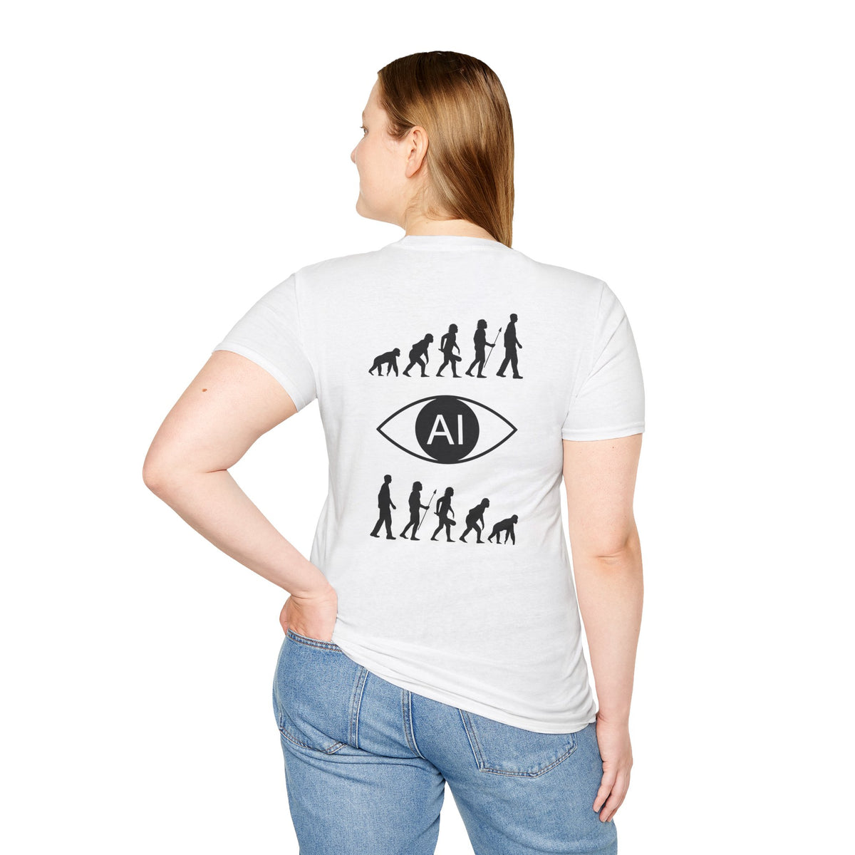 Evolution Tee 1  graphics on the back - 9 colours