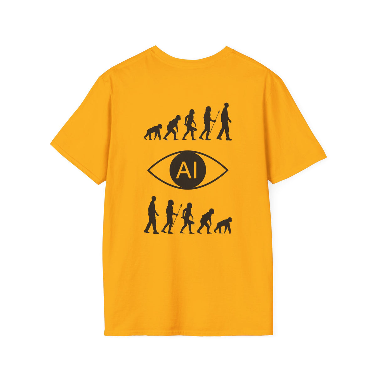Evolution Tee 1  graphics on the back - 9 colours