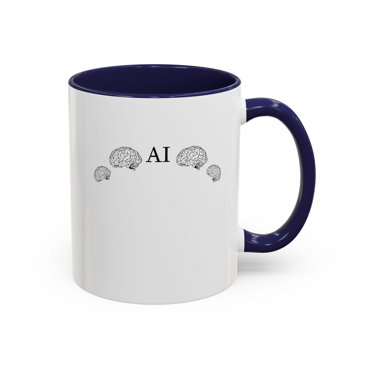 Big , small brain mug - 9 colours