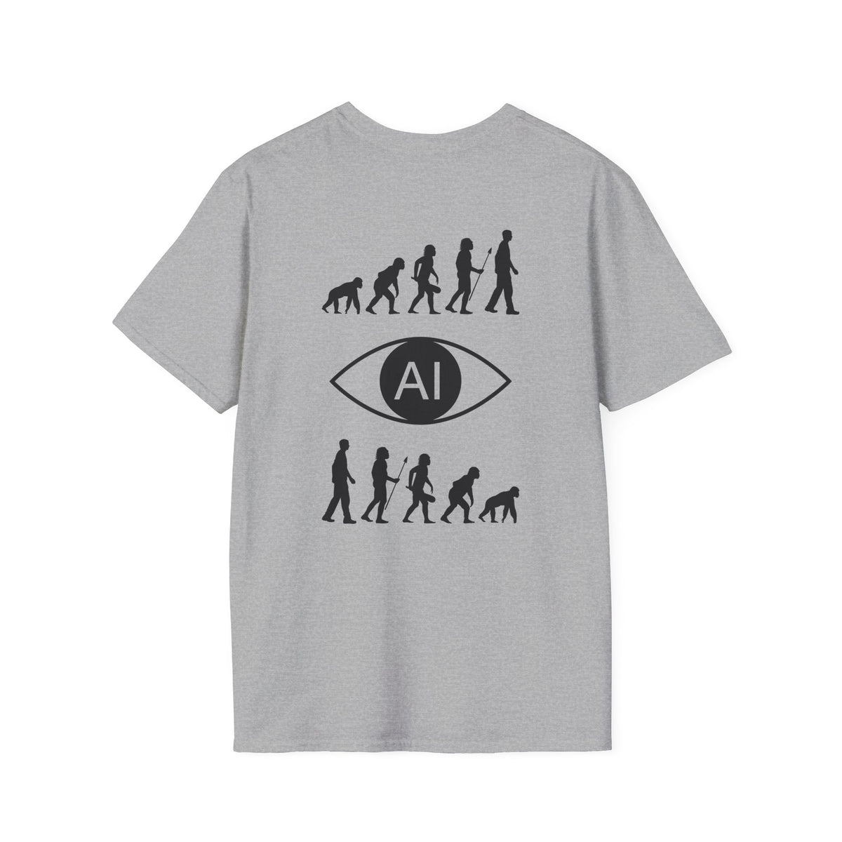 Evolution Tee 1  graphics on the back - 9 colours