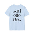 Evolution Tee 1  graphics on the back - 9 colours