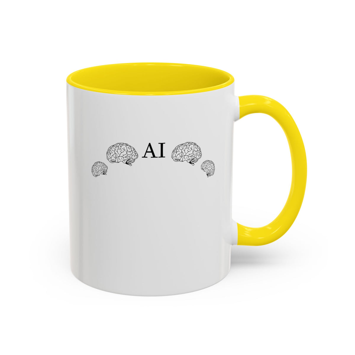 Big , small brain mug - 9 colours