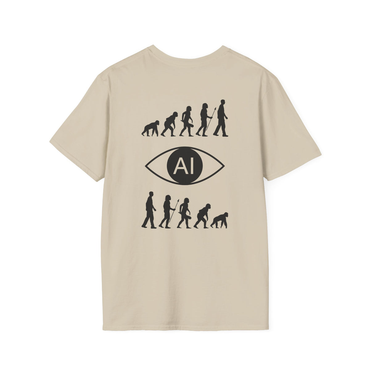 Evolution Tee 1  graphics on the back - 9 colours