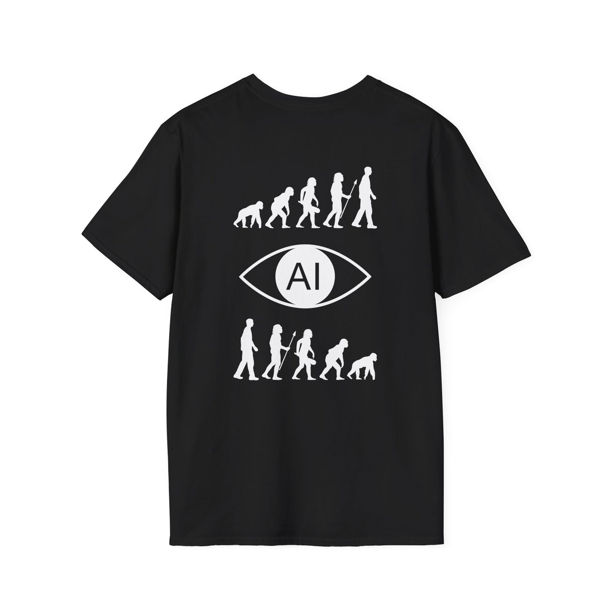 Evolution Tee 1  graphics on the back - 9 colours